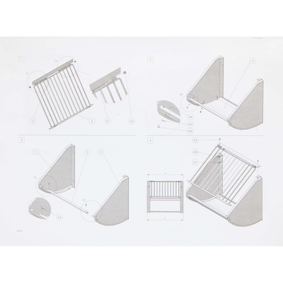 Kerbl Rastrelliera per fieno