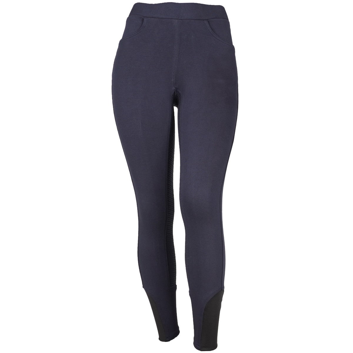 HKM Leggings da Equitazione Yvi Blu scuro