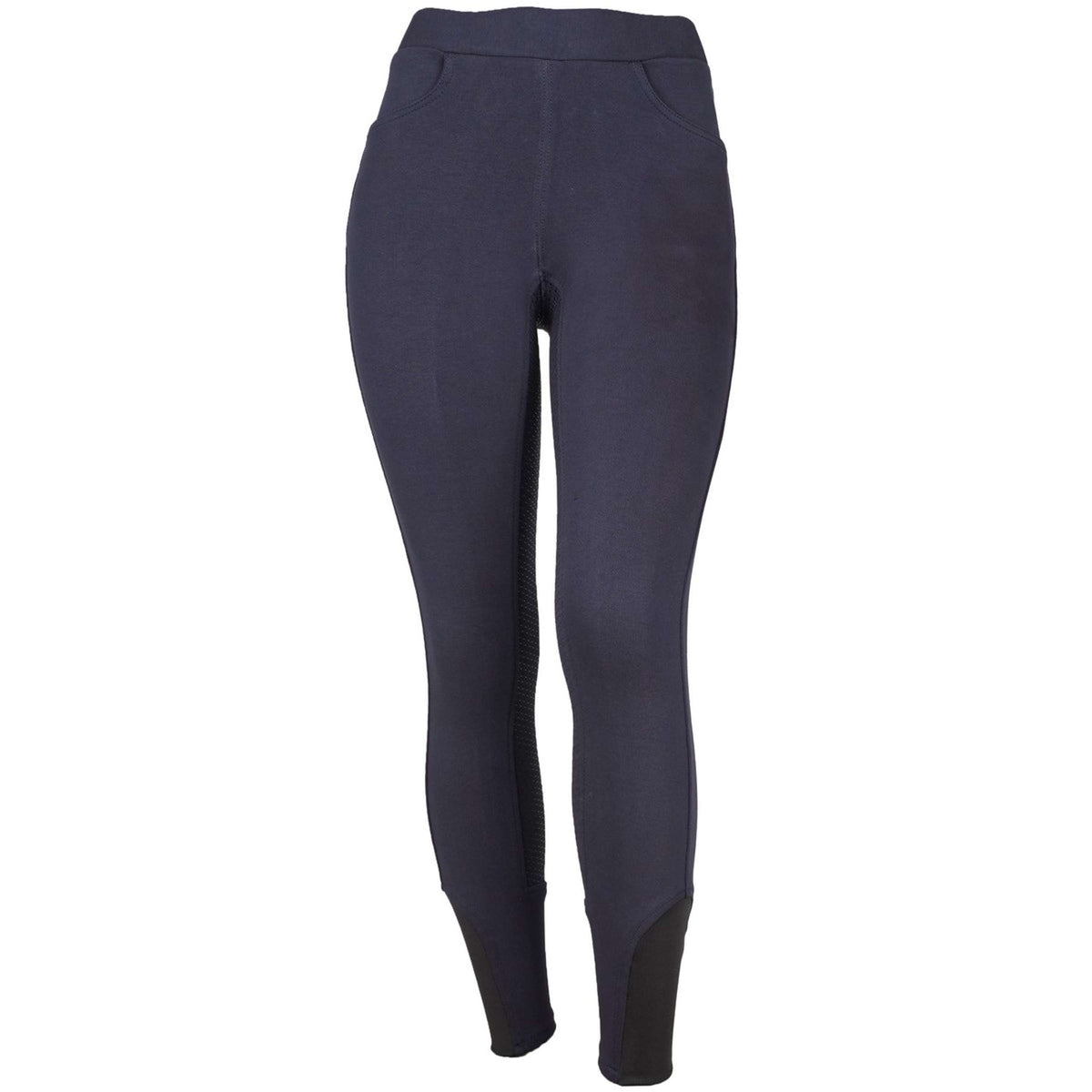 HKM Leggings da Equitazione Yvi Blu scuro