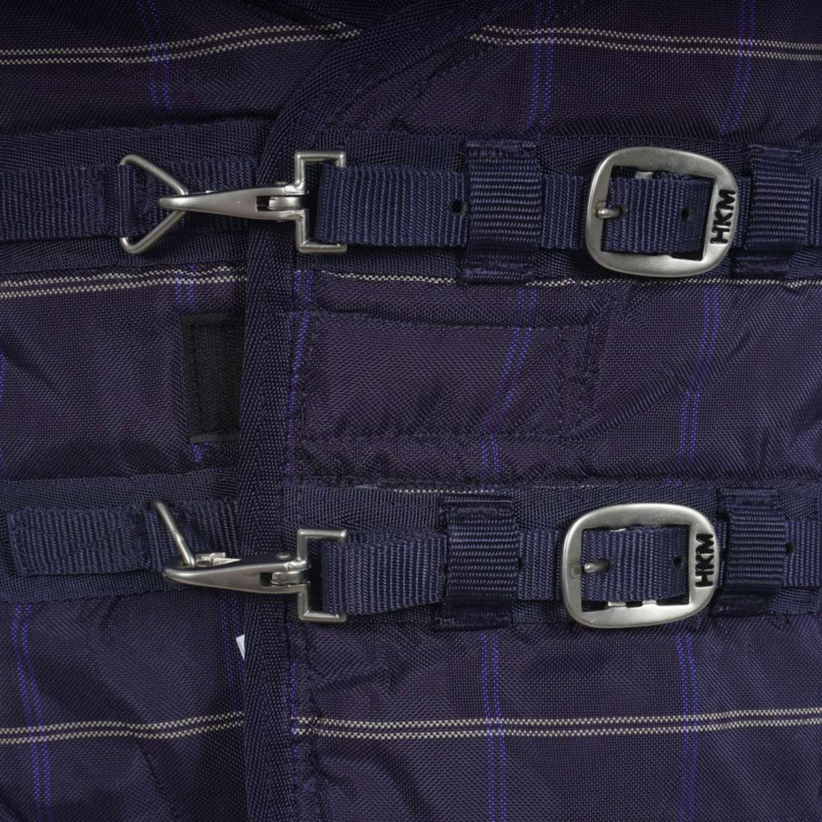 HKM Coperta da stalla invernale Blu scuro