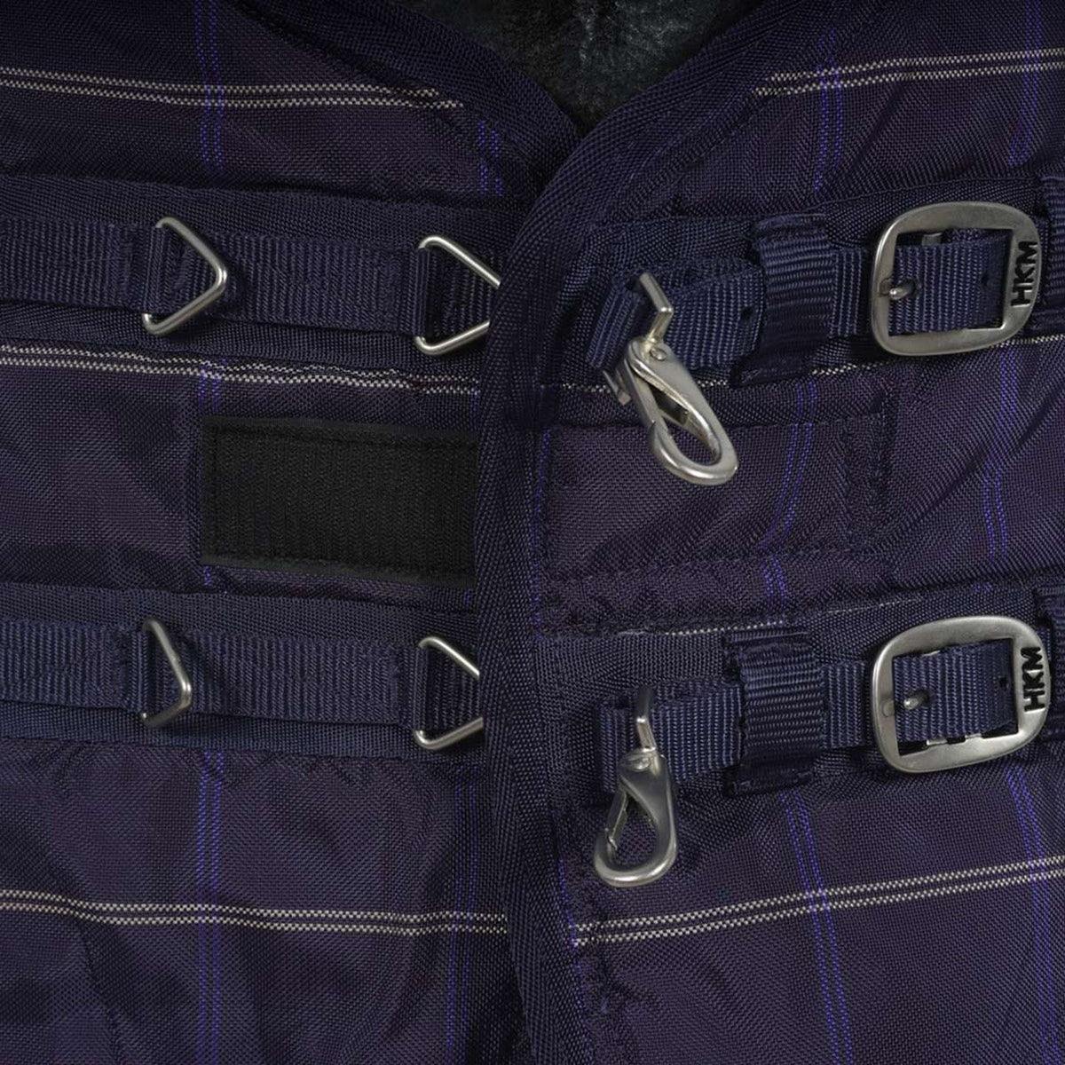 HKM Coperta da stalla invernale Blu scuro