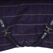 HKM Coperta da stalla invernale Blu scuro
