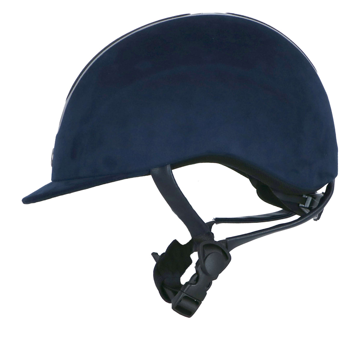 BR Casco da equitazione Volta Blu marino/Argento