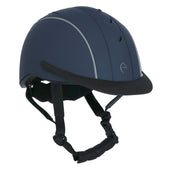 EQUITHÈME Casco da equitazione Compet blu navy