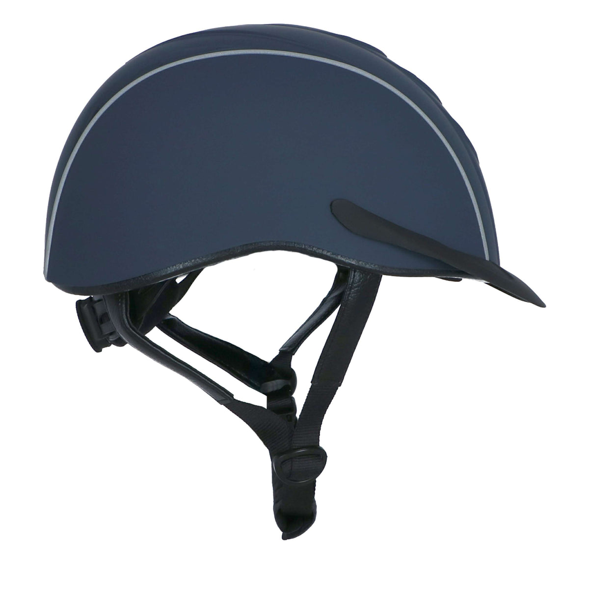 EQUITHÈME Casco da equitazione Compet blu navy