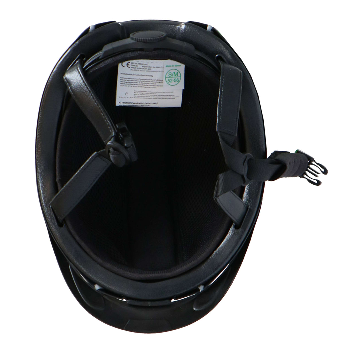 EQUITHÈME Casco da equitazione Compet blu navy