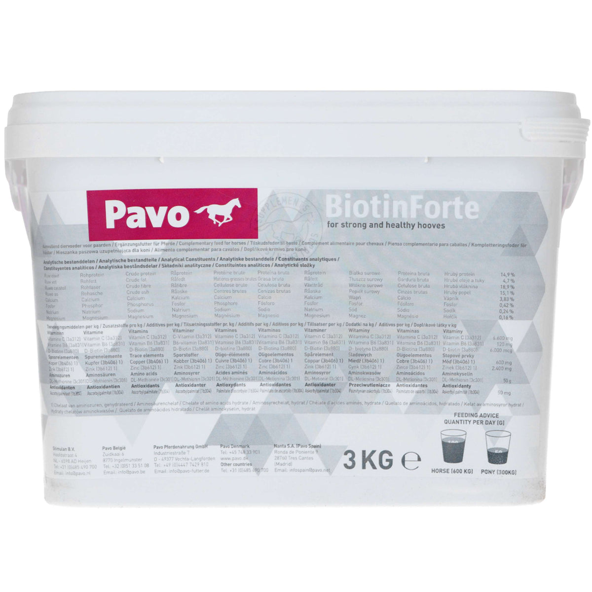Pavo Supplement Biotinforte Borsa