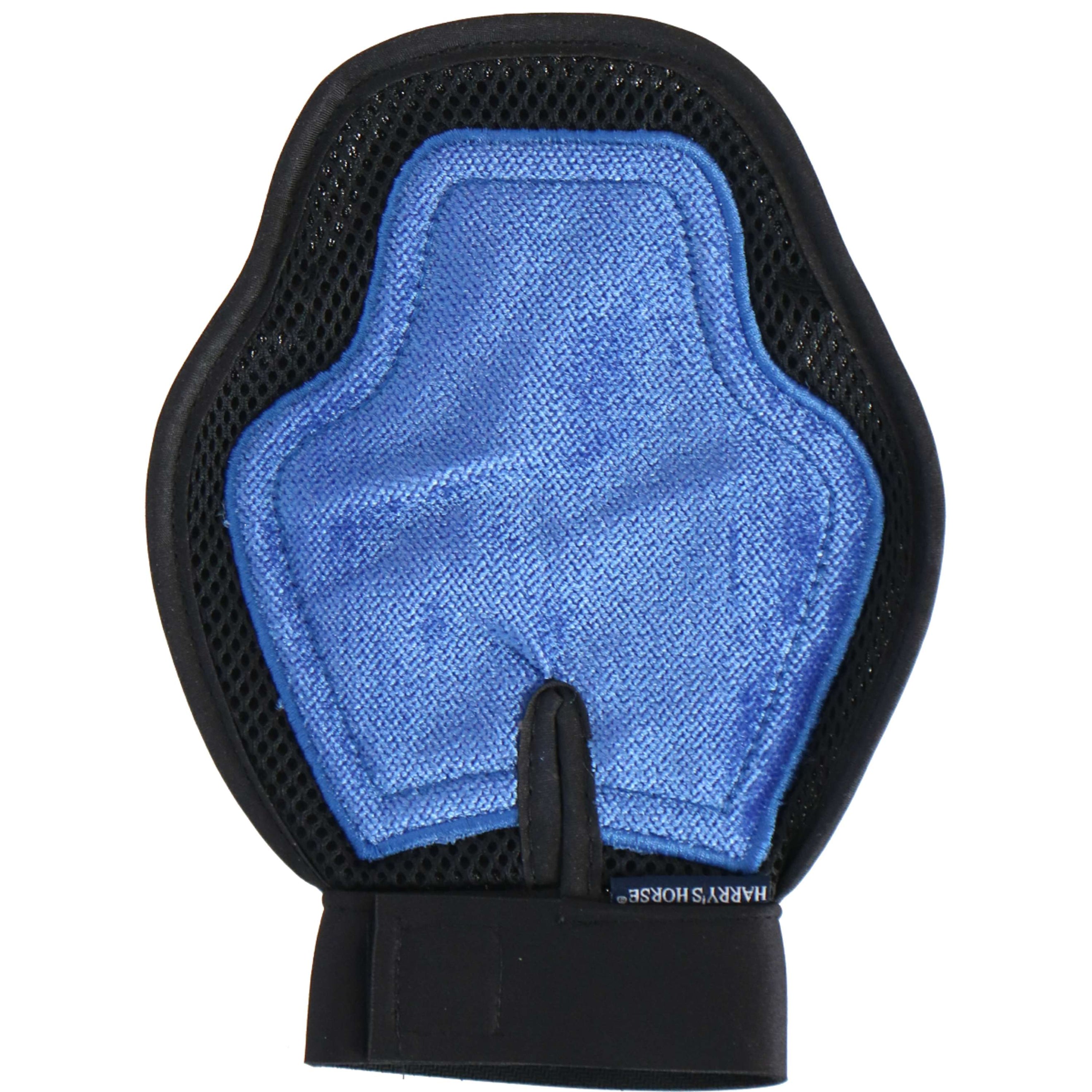Harry's Horse Guanto da Strigliatura Duo Blu Harry's Horse Guanto da Strigliatura Duo Blu