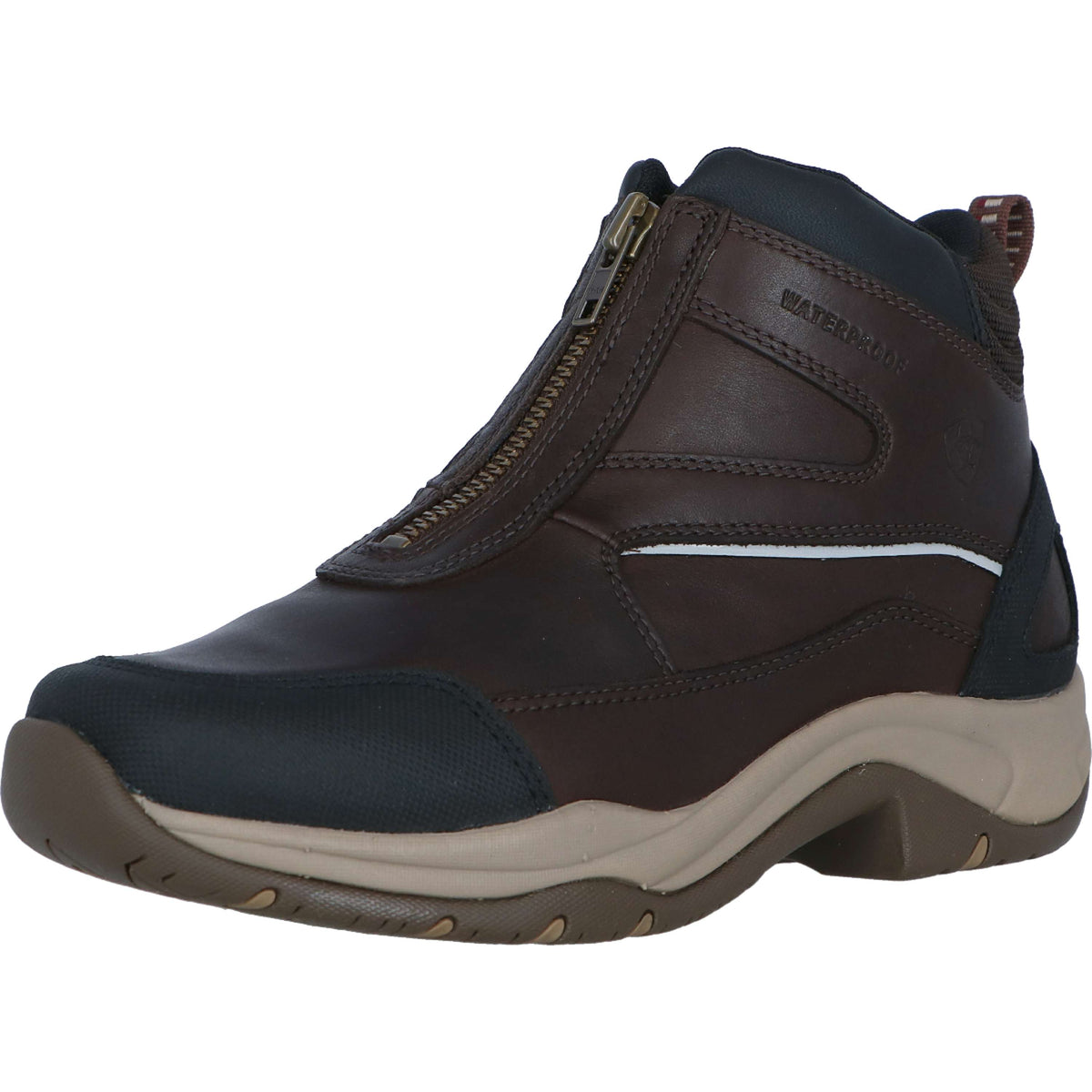 Ariat Stivali da Scuderia Telluride Zip H2O Woman's Marrone scuro