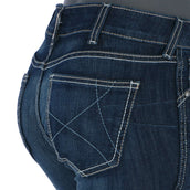 Ariat Denim occidentale R.E.A.L. Med Rise Skinny Ella Woman's Celeste