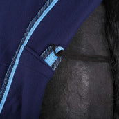 Riding World Coperta in Pile Combo Blu navy