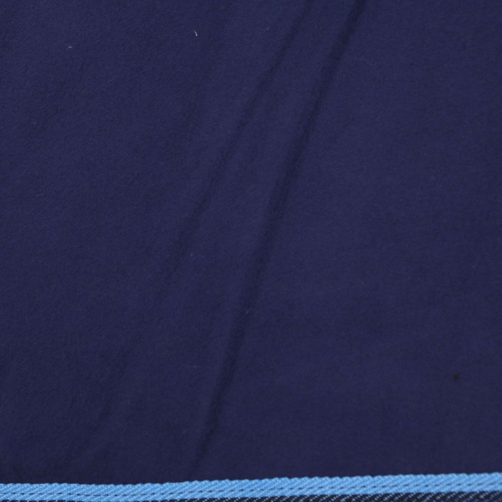 Riding World Coperta da esercizio Fleece Blu marino/azzurro