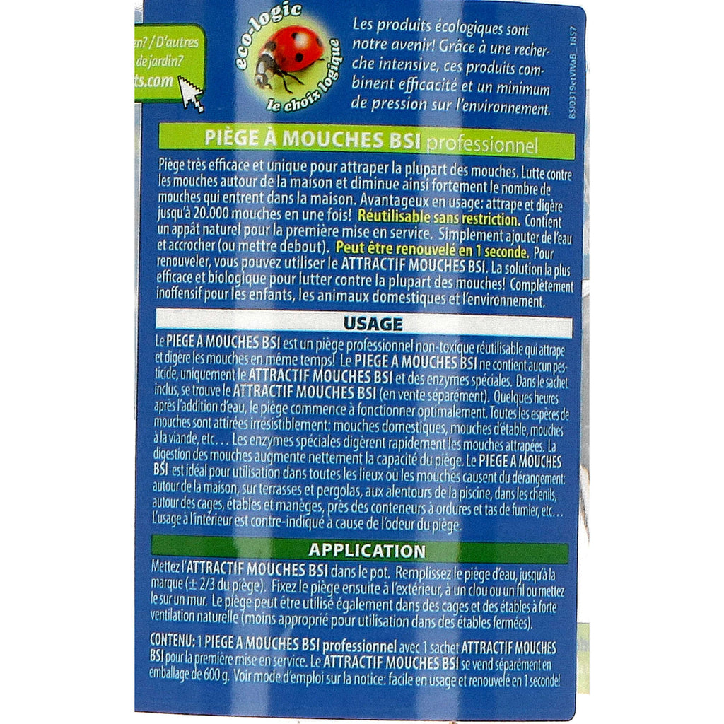 BSI Trappola per Mosche Professional