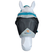 Shires Maschera Antimosche Zonder Oren Mesh VerdeBlu