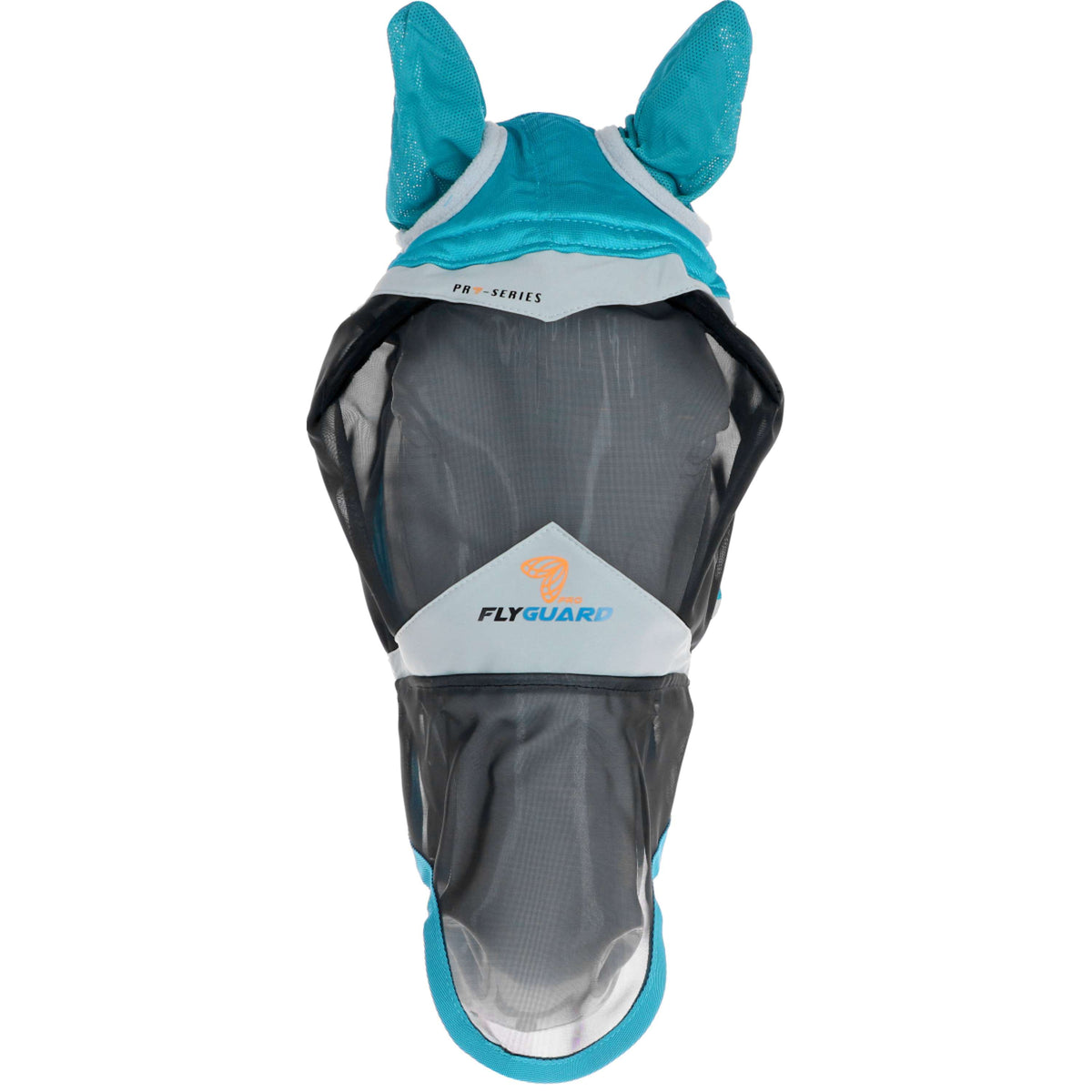 Shires Maschera Antimosche con Orecchie e Naso Teal