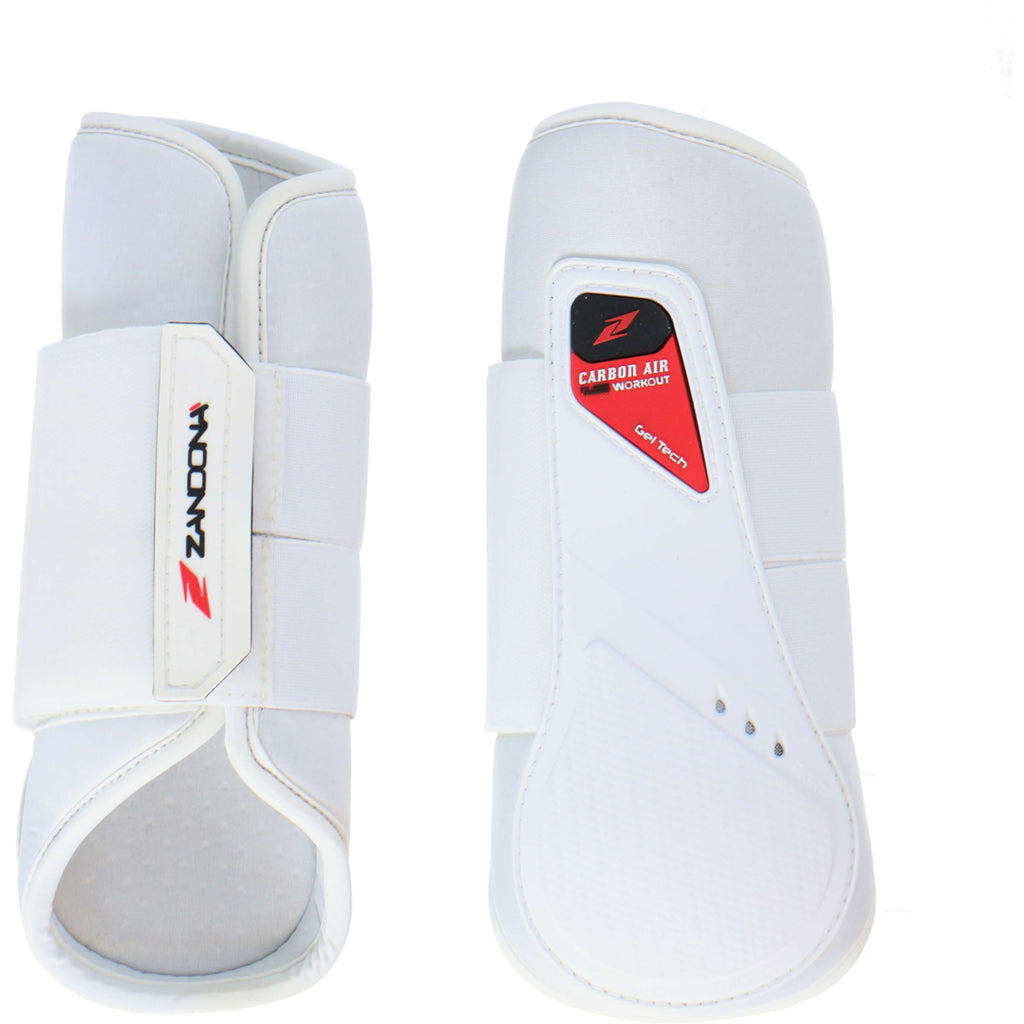 Zandona Paratendini Carbon Air Allenamento Gambe Posteriori Bianco