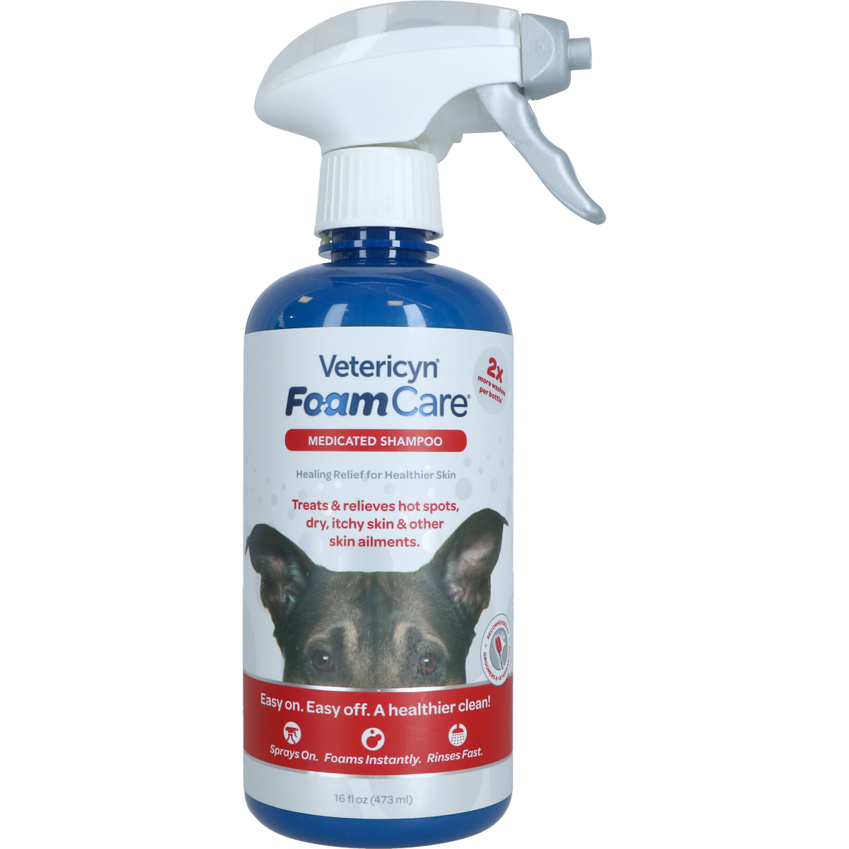 Vetericyn FoamCare Shampoo medicato per animali domestici