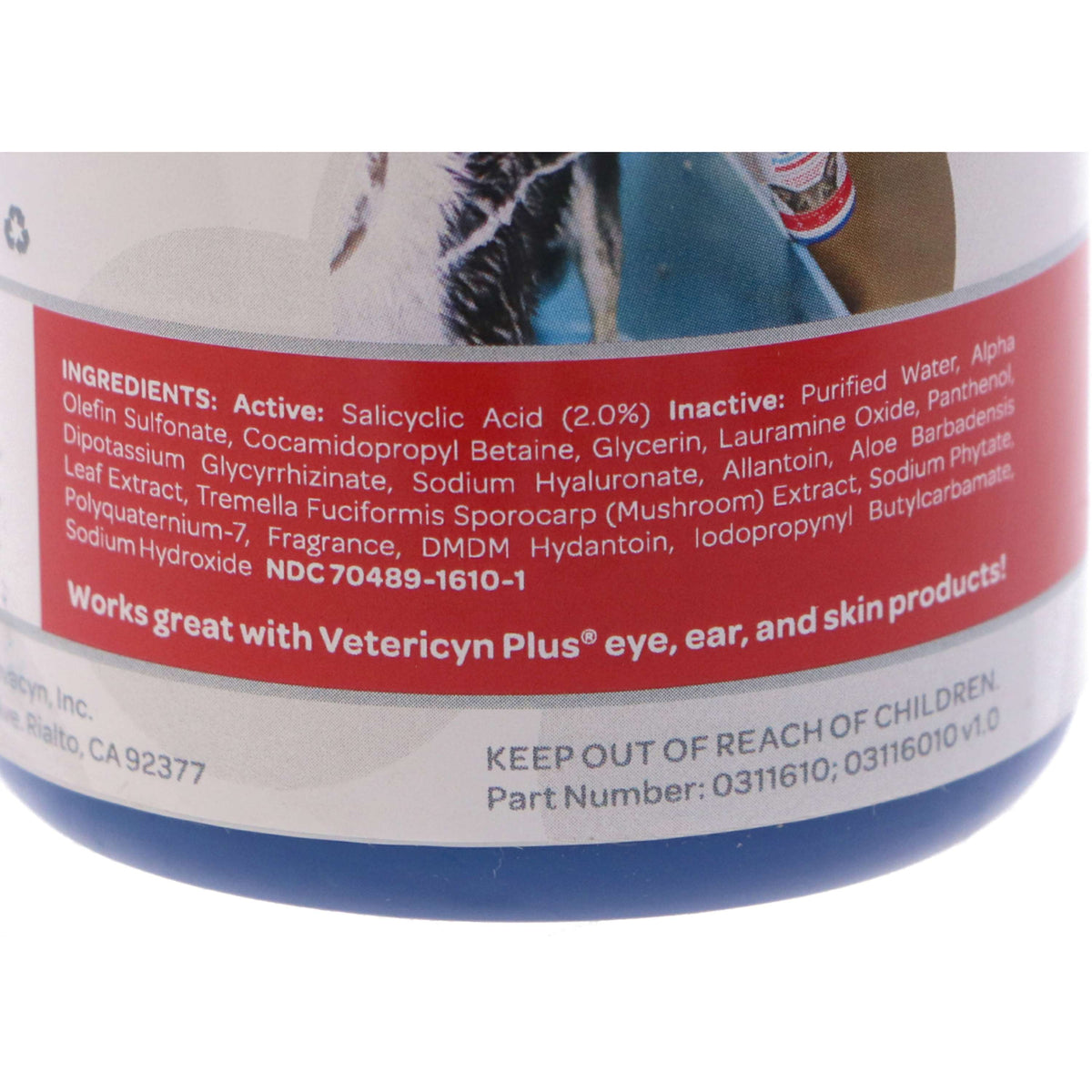 Vetericyn FoamCare Shampoo medicato per animali domestici