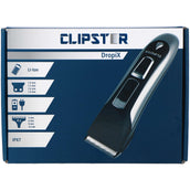 Clipster Rasoio Akku Argento/Nero