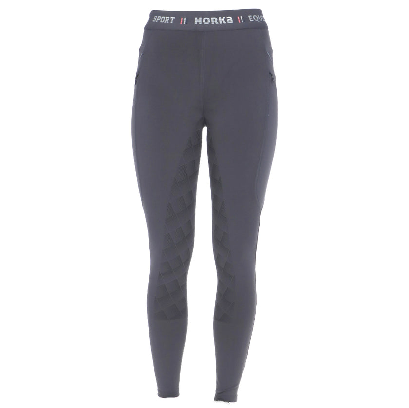 HORKA Leggings da Equitazione Jubilee Junior Antracite
