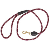 WeatherBeeta Dog Lead Pelle di corda Burgundy/Brown