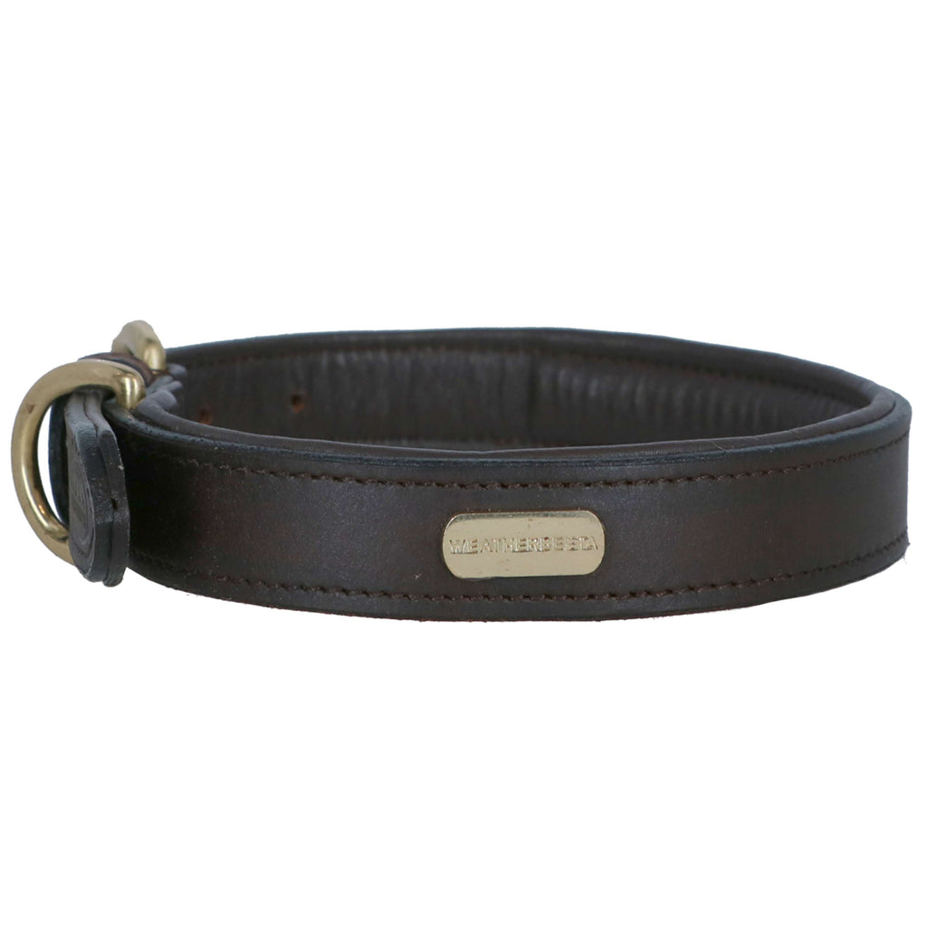 WeatherBeeta Dog Collar Pelle imbottita Marrone
