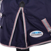 Weatherbeeta Collo combinato posteriore Lite Turnout Comfitec Essenziale Navy/Silver/Red