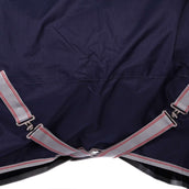 Weatherbeeta Collo combinato posteriore Lite Turnout Comfitec Essenziale Navy/Silver/Red