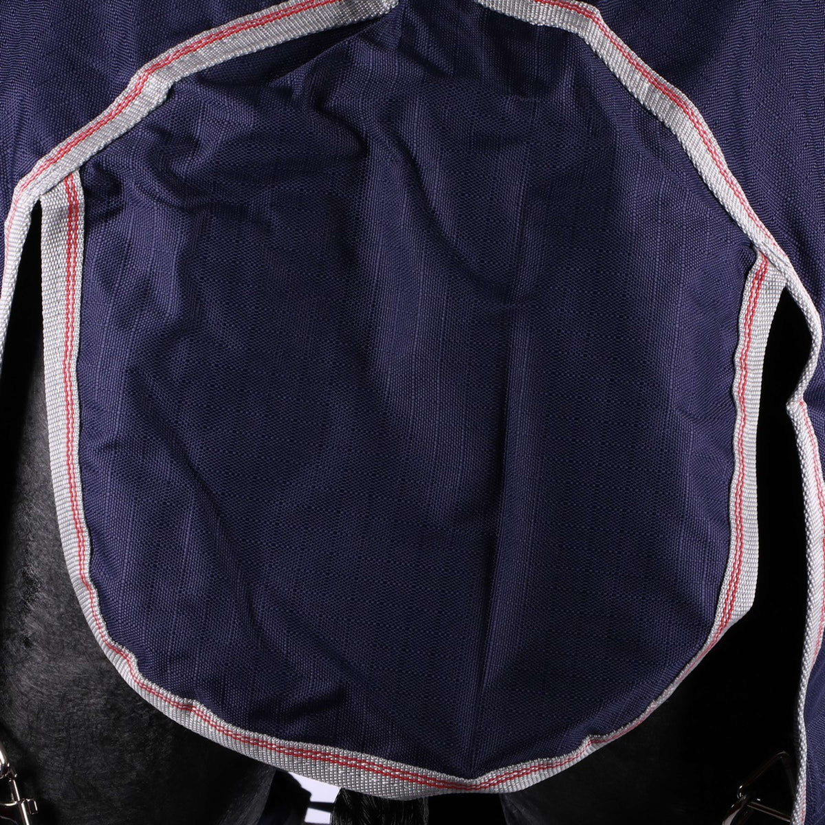 Weatherbeeta Collo combinato posteriore Lite Turnout Comfitec Essenziale Navy/Silver/Red