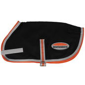 Weatherbeeta Cappotto per cani Nero/Argento/Rosso