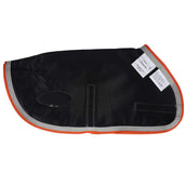 Weatherbeeta Cappotto per cani Nero/Argento/Rosso