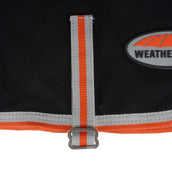 Weatherbeeta Cappotto per cani Nero/Argento/Rosso