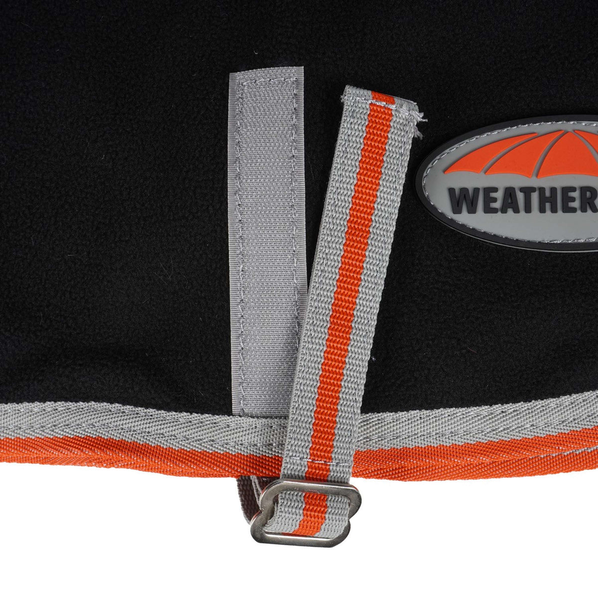 Weatherbeeta Cappotto per cani Nero/Argento/Rosso