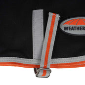 Weatherbeeta Cappotto per cani Nero/Argento/Rosso