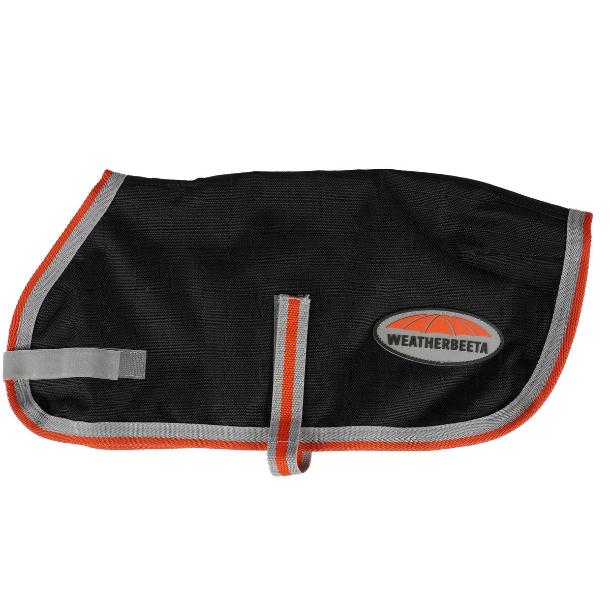 Weatherbeeta Cappotto per cani Nero/Argento/Rosso