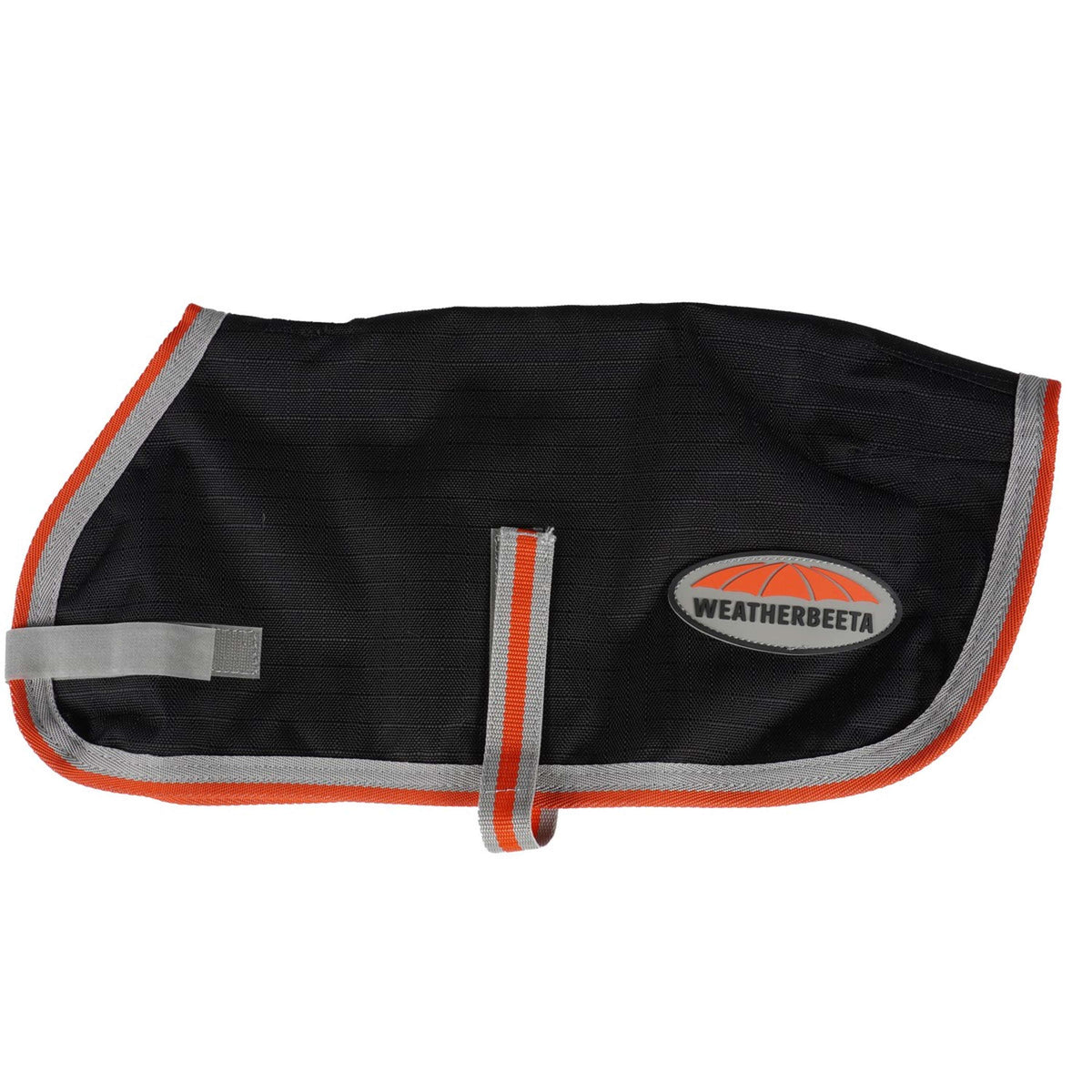 Weatherbeeta Cappotto per cani Nero/Argento/Rosso
