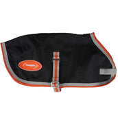 Weatherbeeta Cappotto per cani Nero/Argento/Rosso