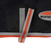 Weatherbeeta Cappotto per cani Nero/Argento/Rosso