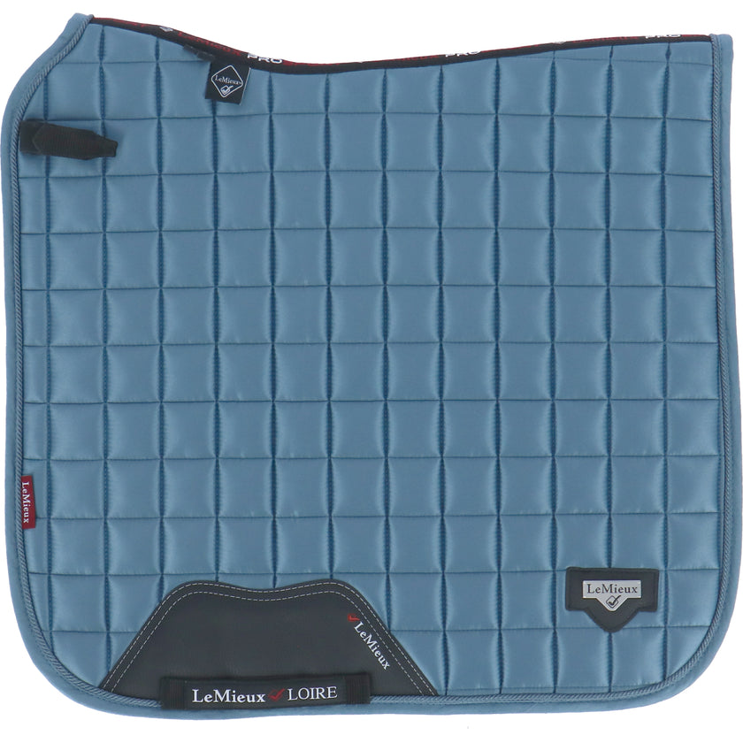 LeMieux Tappetino Sella Dressage Loire Classic Quadrato satinato Ice Blue