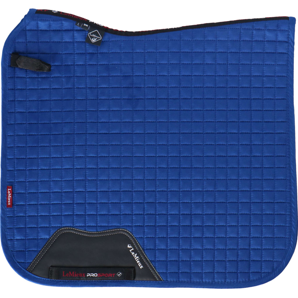 LeMieux Tappetino Sella Dressage ProSport Suede Benetton Blu