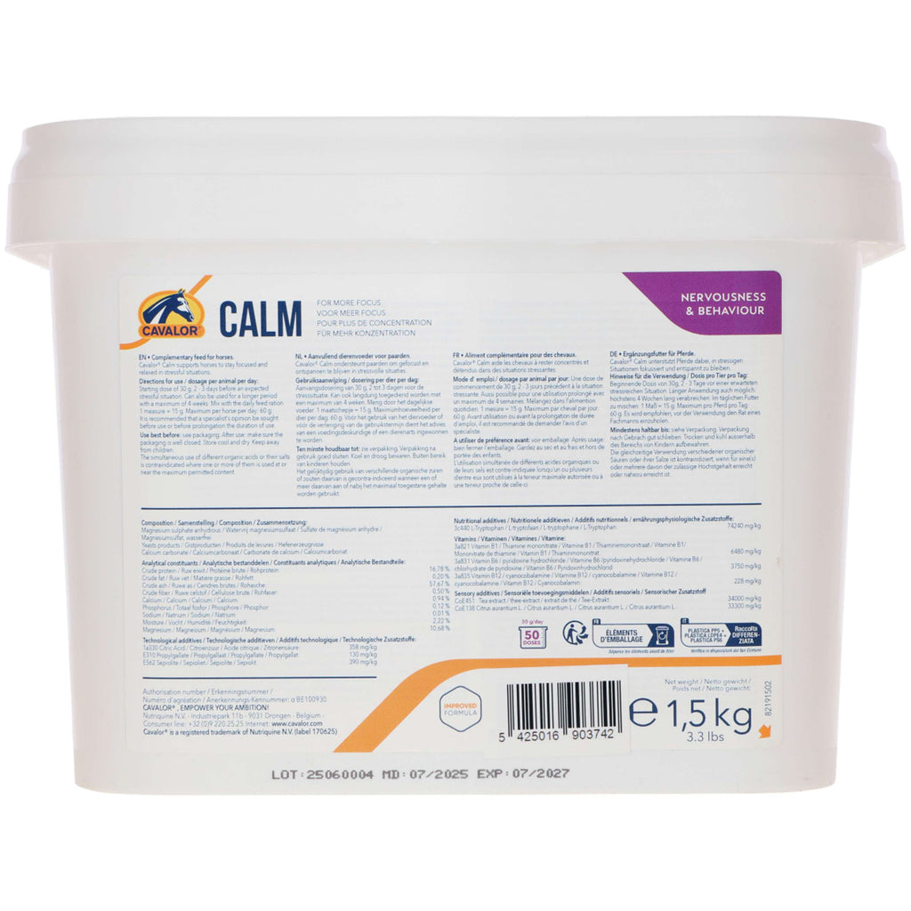Cavalor Tranquillante Calm