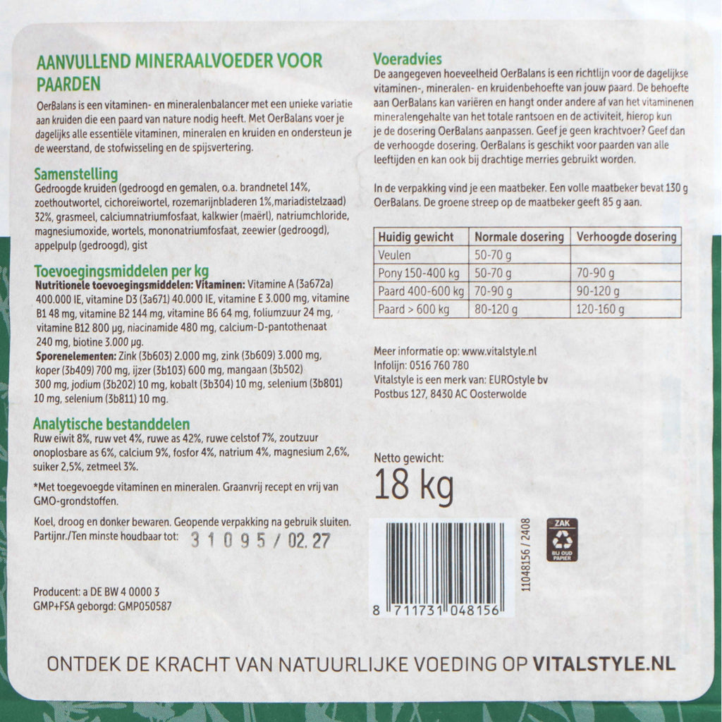 Vitalstyle Cubetti OerBalans Borsa