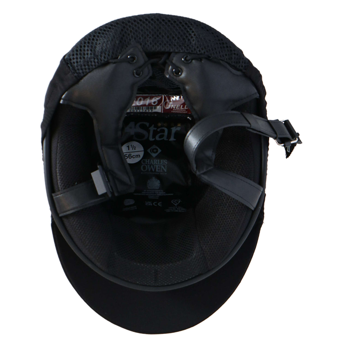 Charles Owen Casco di Sicurezza 4Star Nero