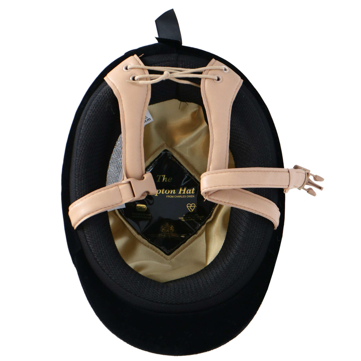 Charles Owen Casco da equitazione Hampton Nero