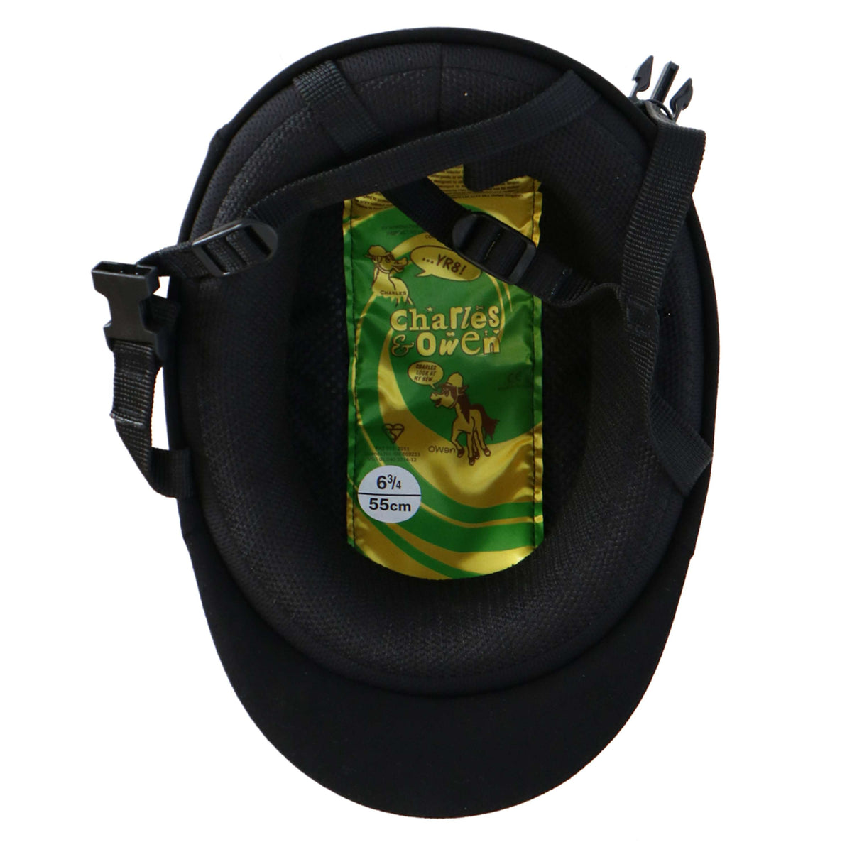 Charles Owen Casco da equitazione YR8 Nero
