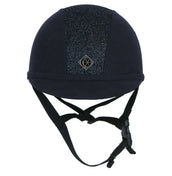 Charles Owen Casco di Sicurezza YR8 Centro scintillante Navy