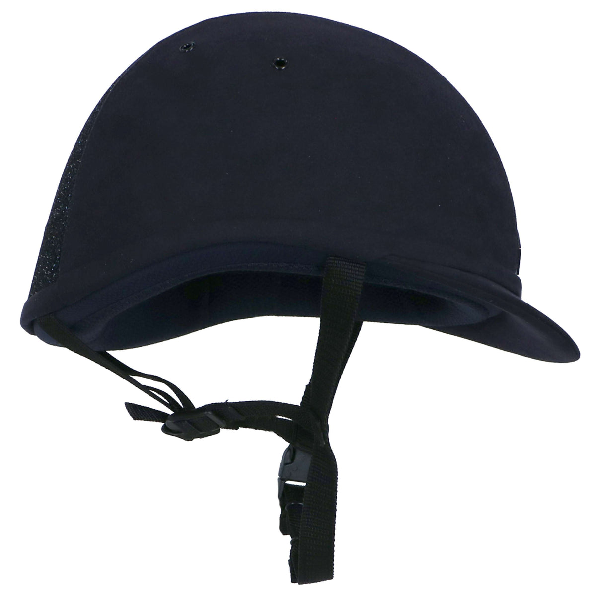 Charles Owen Casco di Sicurezza YR8 Centro rotondo scintillante Navy