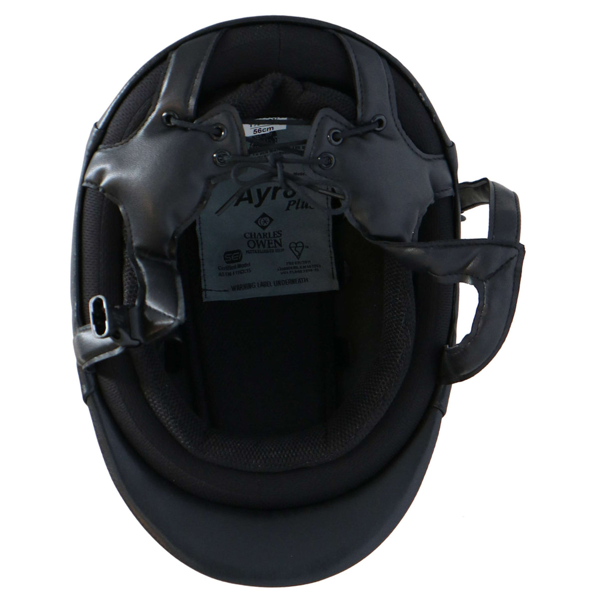 Charles Owen Casco di Sicurezza AYR8 PLUS Nero