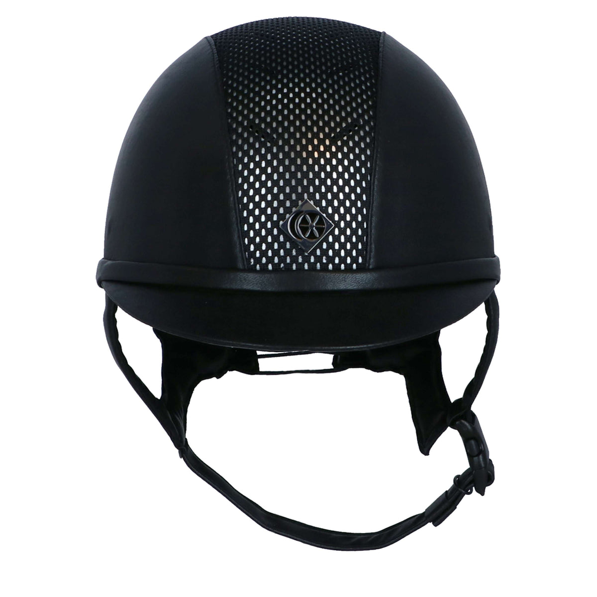 Charles Owen Casco di Sicurezza AYR8 PLUS Nero/Argento