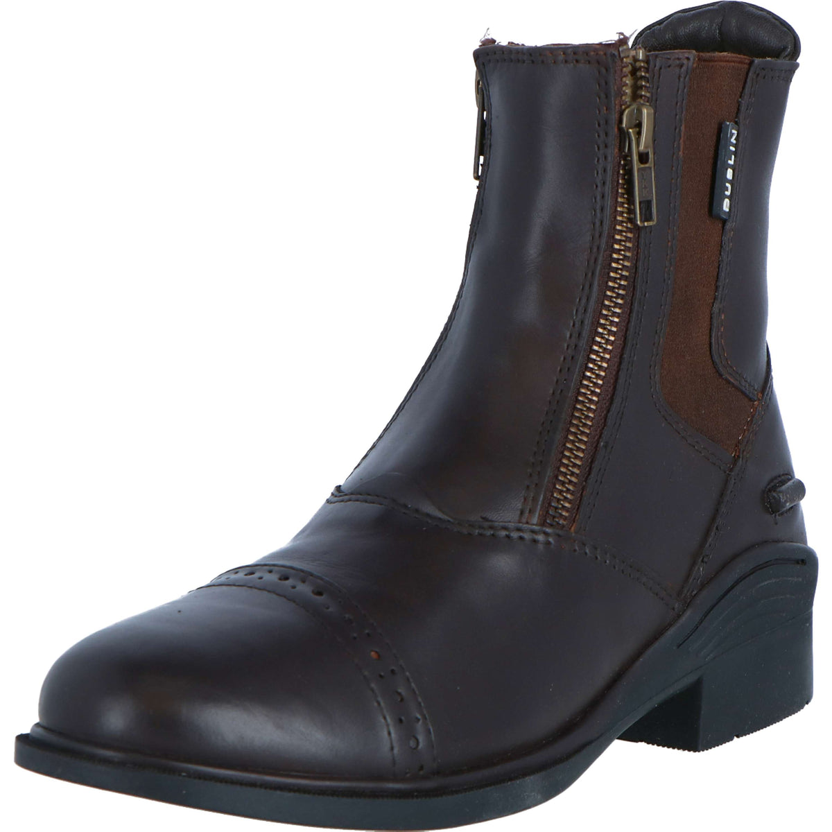Dublin Stivali Evolution Double Zip Front Marrone